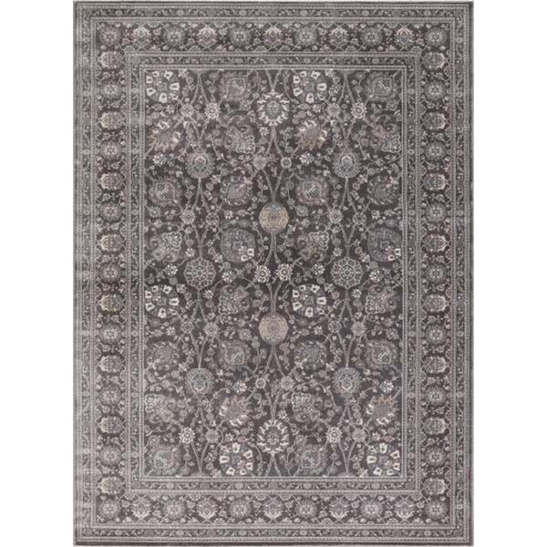 Concord Global 6 ft. 7 in. x 9 ft. 3 in. Kashan Kashan - Grey 28466 - main